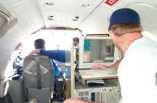 Inside the plane