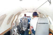 Inside the plane