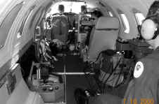 Inside the plane